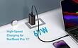 شارژر دیواری انکر Anker آنکر 67W سه پورت مدل/Anker 336 67W Three Port Wall Charger