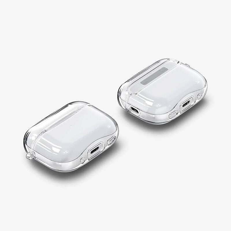 کیس ایرپاد اسپیژن اسپایژن Spigen بیرنگ کریستالی/Spigen Airpod Clear Crystal Case/ مدل اولترا هایبرید Ultra Hybrid Case