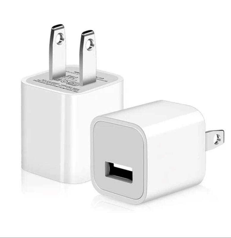 کله گی شارژ اپل/شارژر USB اپل 2 پین/سری شارژر آیفون/iPhone Adapter/همراه با شش ماه گارانتی تعویض