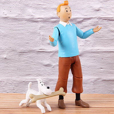 اکشن فیگور تن تن سرپا/Tin Tin Action Figure /مجسمه تن تن tin tin