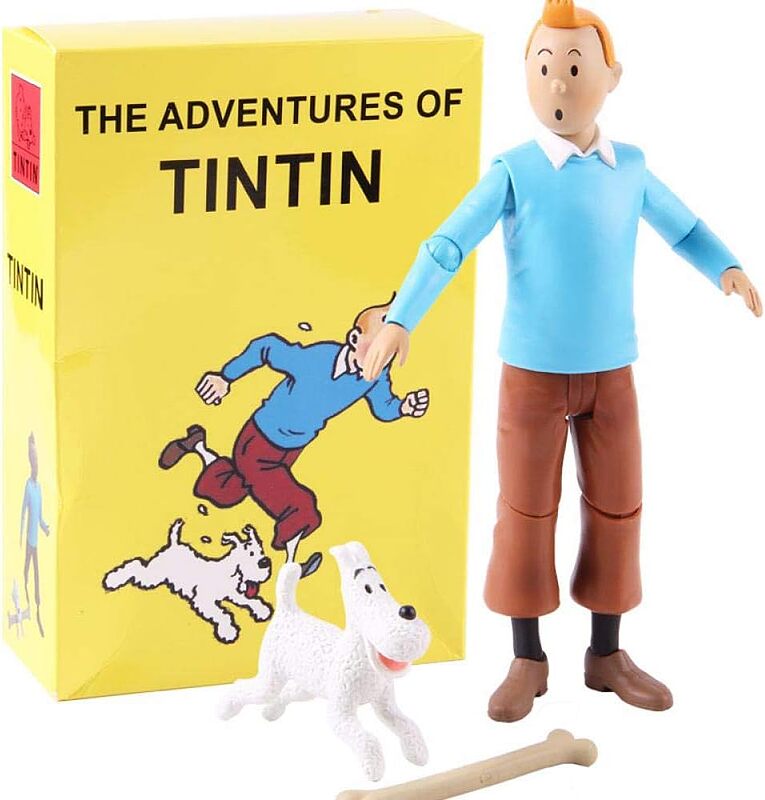 اکشن فیگور تن تن سرپا/Tin Tin Action Figure /مجسمه تن تن tin tin