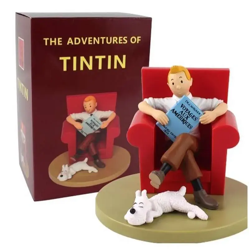 اکشن فیگور تن تن نشسته/Tin Tin Action Figure/مجسمه تن تن tin tin