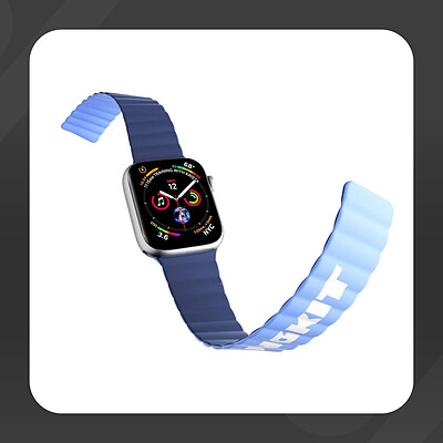 بند اپل واچ یانگ کیت/YOUNGKIT Apple Watch Band رنگ آبی سرمه ای