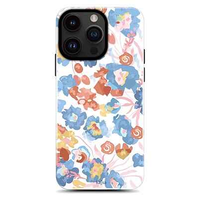 قاب ژله ای کجسا طرح گل مینیمال/Kajsa iPhone Case هفت رنگ