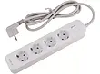 چندراهی برق ارت دار هادرون مدل ۴ پورت/سه راهی برق چهار کاناله هادرون/Hadron way power strip