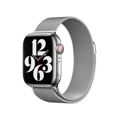 بند Apple Watch/اپل واچ/مدل/میلان اس  Silver Milanese Band