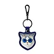 جاکیلیدی Nimmy/جاسوییچی/کیس ایرتگ AirTag Case Nimmy مدل Friends Glasses Cute Pets Embroidery Apple AirTag Case Holder Keychain گربه آبی با عینک