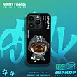 قاب طرح دار برند Nimmy نیمی/کیس Nimmy مدل Nimmy Hip Hop Embroidery Case Cover سگ رپر