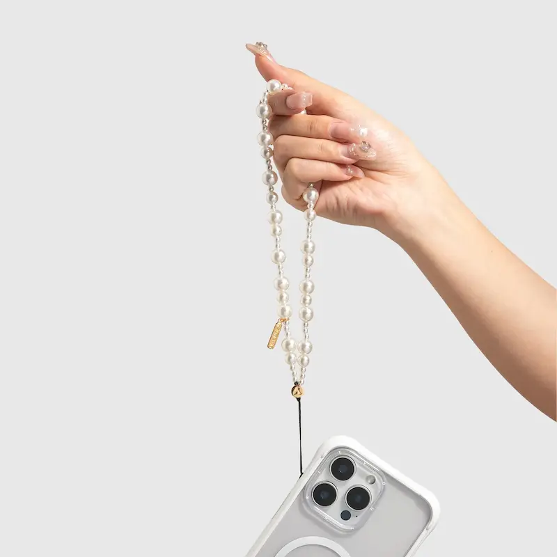 بند لندیارد مرواریدی یانگ کیت/بند یانگ کیت مرواریدی لندیارد/Youngkit Pearl Phone Charm & Card Combo