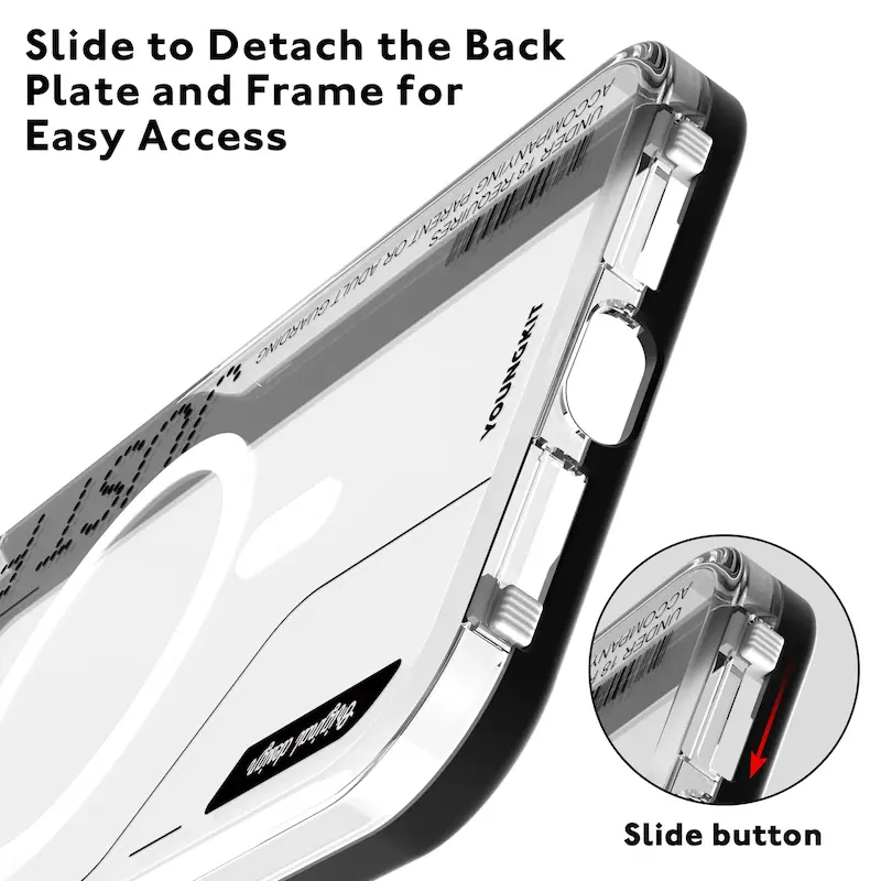 قاب یانگ کیت مگ سیف ساپورت مدل دو تیکه Removable Crystal Non-Yellowing سامسونگ