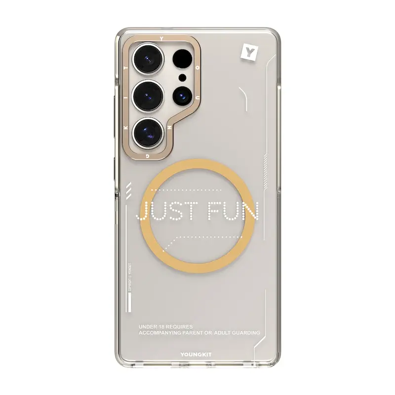 قاب یانگ کیت مگ سیف ساپورت مدل دو تیکه Removable Crystal Non-Yellowing سامسونگ