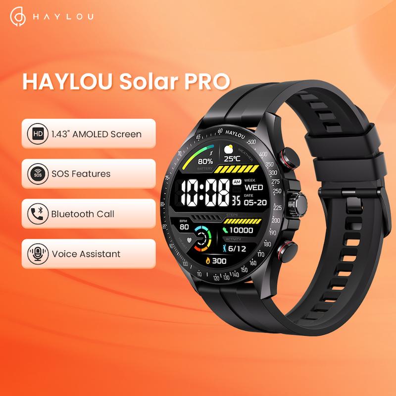 ساعت هوشمند هایلو مدل Solar Pro همراه با ۱۸ ماه گارانتی تعویض شرکتی