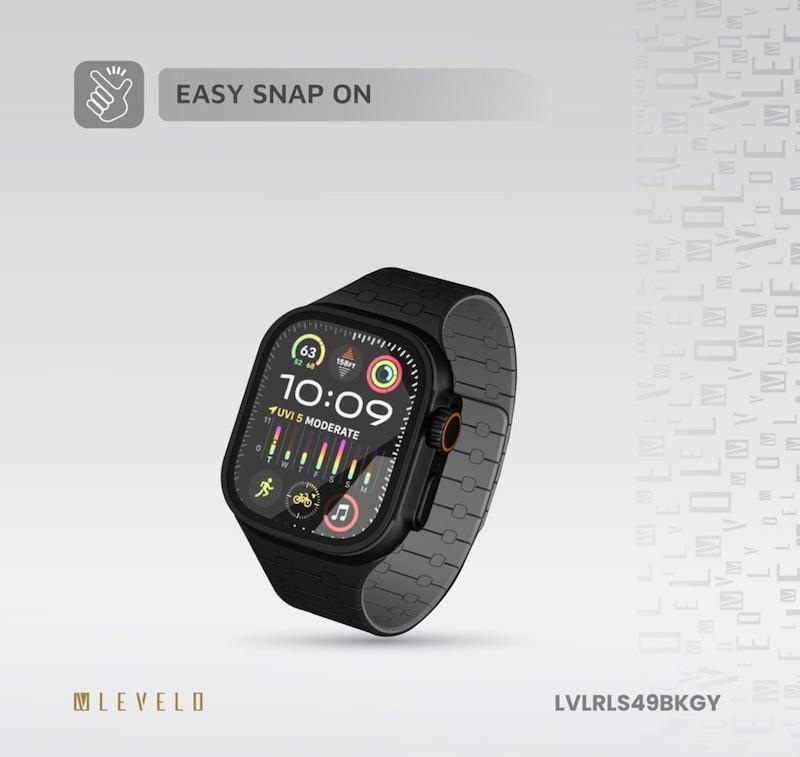 بند اپل واچ سیلیکونی مگنتیک مدل RoyalLink Silicon برند Levelo