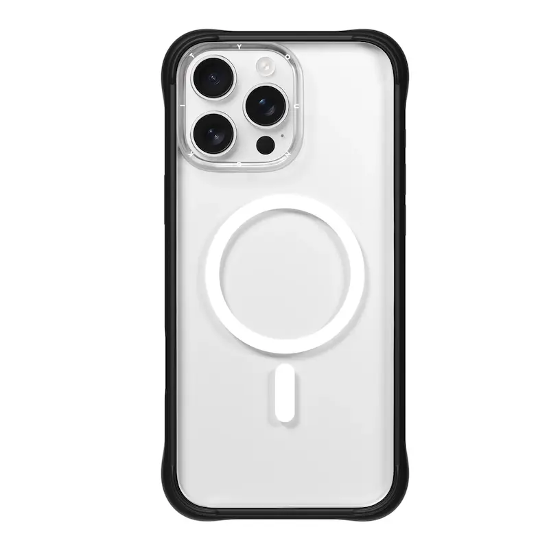 قاب یانگ کیت مدل Removable Liquid Silicone Case مگ سیف ساپورت ۲ تیکه / Youngkit Removable Liquid Silicone Case مشکی