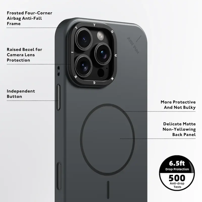 قاب یانگ کیت مدل Soft Touch + Camera Control Button نچرال تیتانیوم