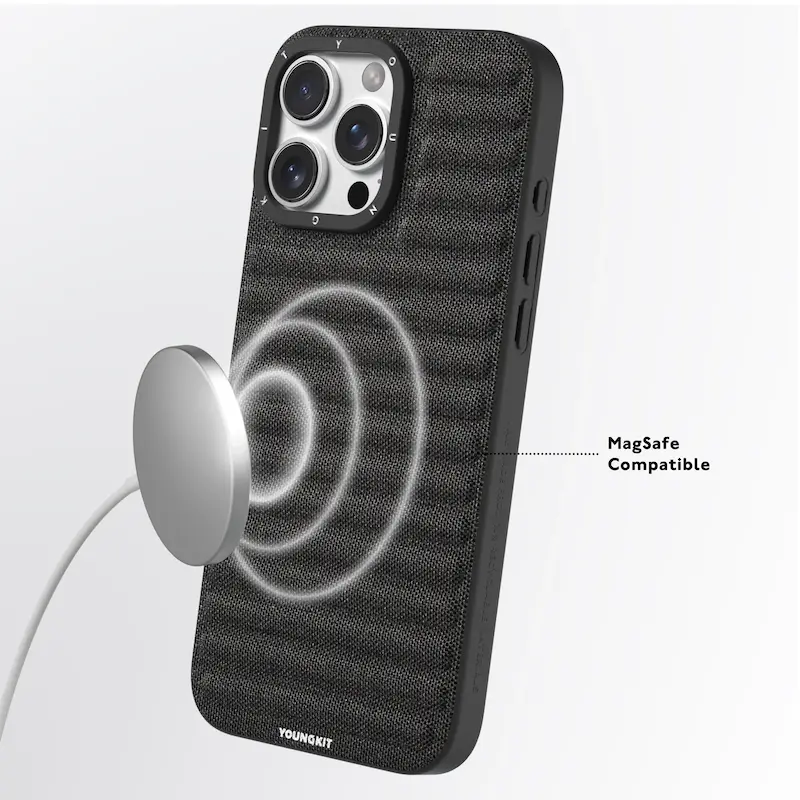 قاب یانگ کیت مدل Splashproof Canvas Luggage Phone Case رنگ مشکی
