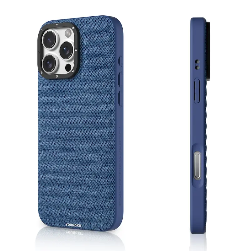 قاب یانگ کیت مدل Splashproof Canvas Luggage Phone Case رنگ آبی