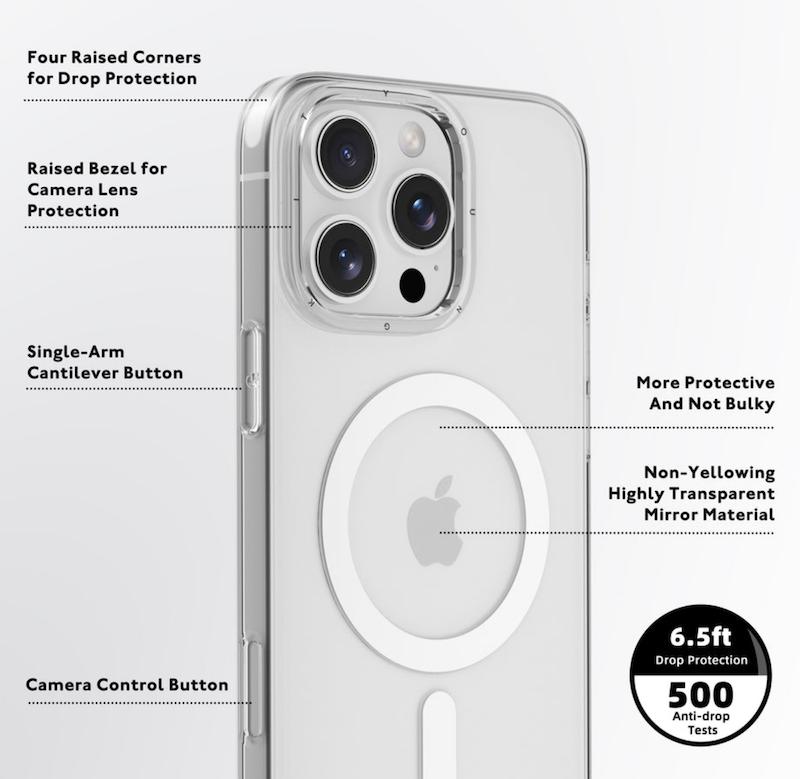 قاب یانگ کیت کاملا شفاف مدل Ice Series MagSafe / Youngkit Ice Series Magsafe Collection 