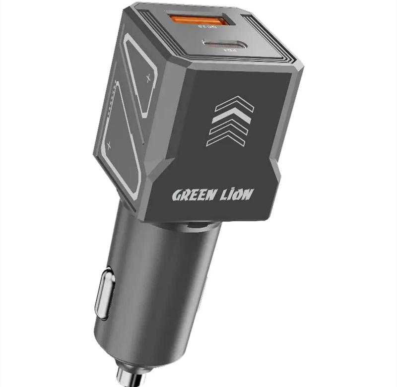 شارژر فندکی گرین لاین Green Lion Dual Volt Car Charger 60W