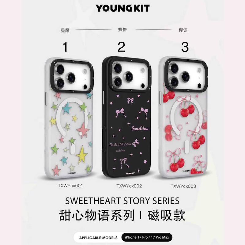 قاب یانگ کیت Youngkit مگ سیف ساپورت مدل Sweetheart Story Series Iphone