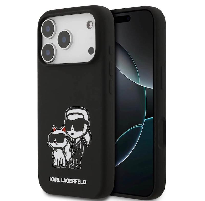 قاب کارل لاگرفلد Karl Lagerfeld گربه مشکی Iphone سری 17