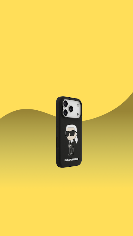 قاب کارل لاگرفلد Karl Lagerfeld تکی بزرگ Iphone سری 17