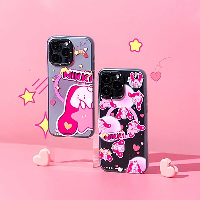 قاب Youngkit یانگ کیت مگ سیف ساپورت نیکی خرگوش صورتی Nikki 咕噜肥肥 Pink Rabbit Star Tail