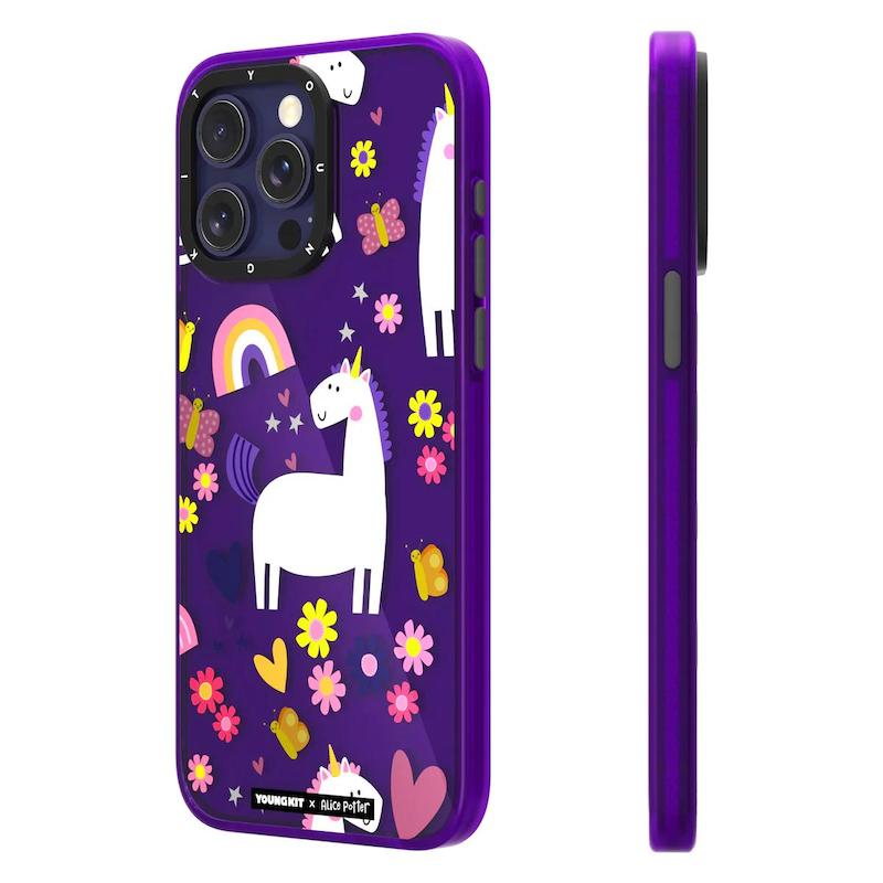 قاب Youngkit یانگ کیت Alice Potter Colorful مدل تک شاخ مهربون