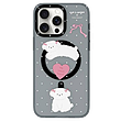 قاب Youngkit کیس یانگ کیت Magsafe مگ سیف ساپورت مدل cat&point Polka Dot White Puppy