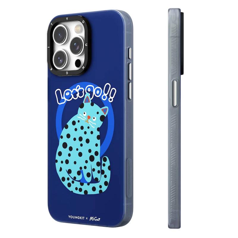 قاب Youngkit یانگ کیت مگ سیف ساپورت Magsafe مدل Cat Polka dot design 