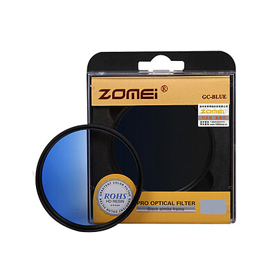 فیلتر رنگی تدریجی آبی Zomei GC-Blue Gradient 82mm