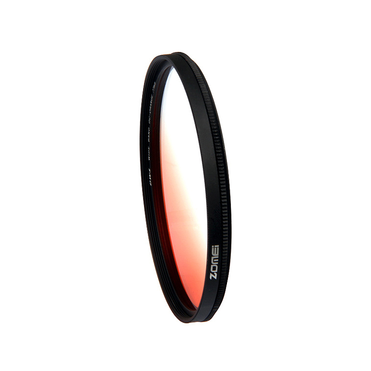 فیلتر رنگی تدریجی نارنجی Zomei Ultra Slim GC-Orange Gradient 67mm