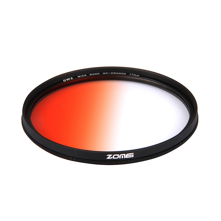 فیلتر رنگی تدریجی نارنجی Zomei Ultra Slim GC-Orange Gradient 67mm