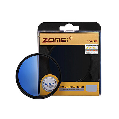 فیلتر رنگی تدریجی آبی Zomei GC-Blue Gradient 67mm