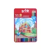 مداد رنگی آریا ۱۵ رنگ (۱۲+۳ رایگان) | بسته فلزی کودکانه
