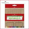 مداد رنگی 24 رنگ فابرکاستل | مقوایی نچرال