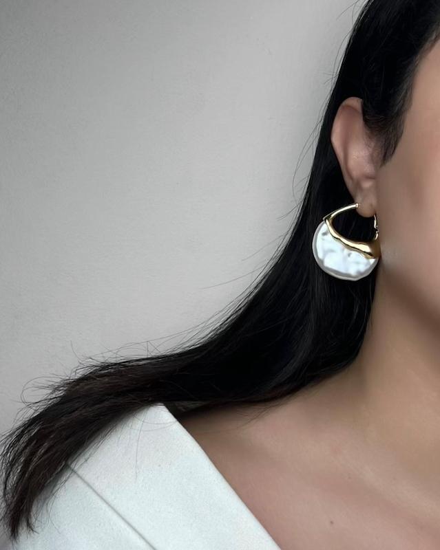 گوشواره ی صدفی حلال