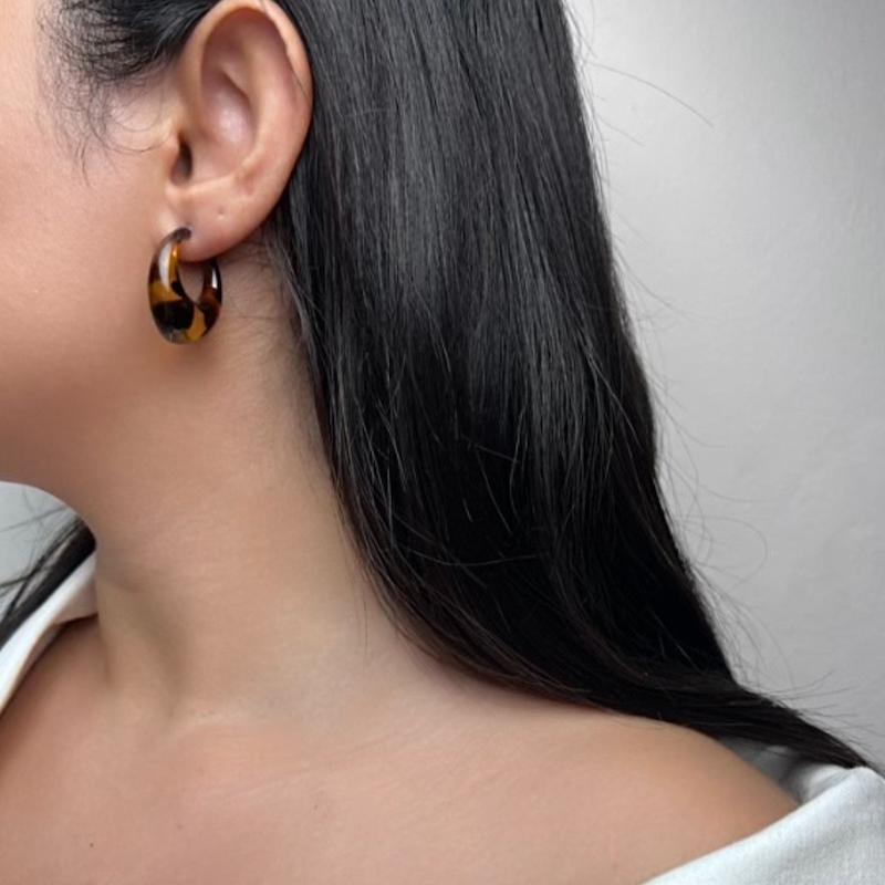 گوشواره پلنگی حلقه ای