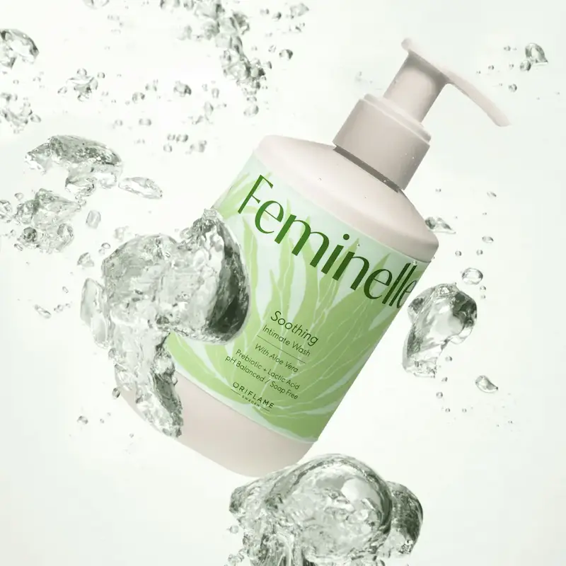 ژل شستشوی بانوان فمینله با عصاره آلوئه ورا کد محصول :46965