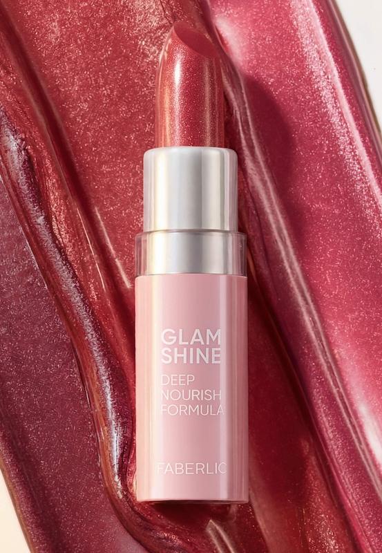 رژ لب GlamShine فابرلیک رنگ «رز تیره» کد محصول:40789