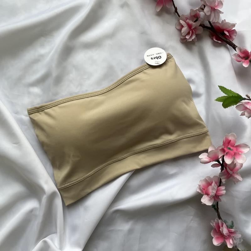نیم تنه دکلته لیزری پشت بندی کاپ دار فری سایز رنگ کرم کد 91425