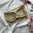 نیم تنه دکلته لیزری پشت بندی کاپ دار فری سایز رنگ کرم کد 91425