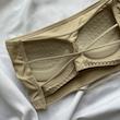 نیم تنه دکلته لیزری پشت بندی کاپ دار فری سایز رنگ کرم کد 91425