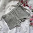 شورت پادار زنانه نخی رنگ طوسی سایز Xl کد 69936