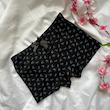 شورت پادار زنانه نخی رنگ سرمه ای سایز Xl کد 55097