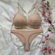 ست شورت و سوتین نخی فری سایز 70 تا 80  رنگ صورتی کد 73614