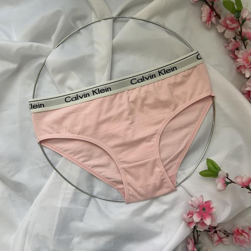 شورت زنانه نخ پنبه کلوین کلاین رنگ صورتی سایز 2XL کد 61436