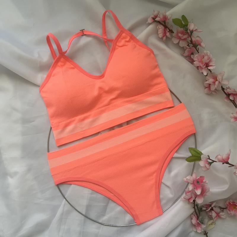 ست شورت و نیم تنه نخی فری سایز 70 تا 80 رنگ صورتی 13382