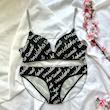ست سوتین و شورت اسفنجی لیزری سایز 80 رنگ مشکی کد 85604