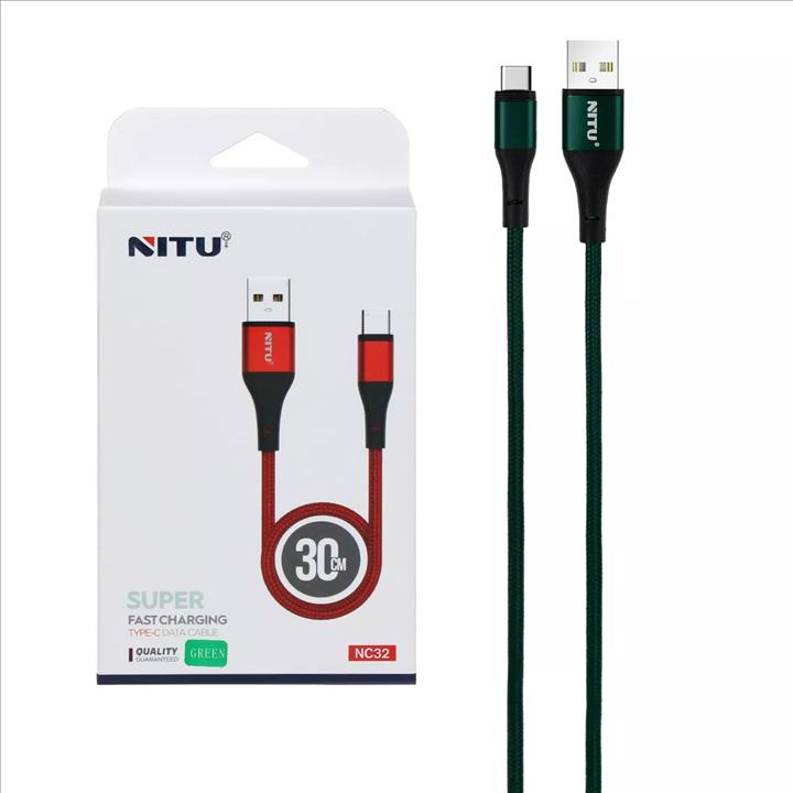 کابل شارژ پاوربانک سوپر فست NITU Type-C مدل NC32 